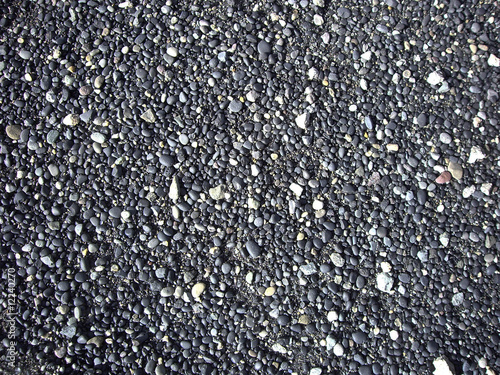 Photo: gravier noir gravier noir