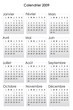 Calendrier 2009