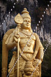 Golden statue of Lord Murugan at Batu Caves, KL, Malaysia