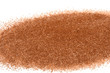 sugar and cinnamon on white