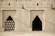 uae, dubai, architectural detail of al jahli fort