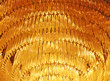 abstract pattern of grand chandelier
