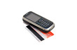 Mobile phone with credit card