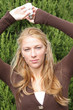 Young environmentalist girl