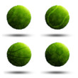 Sport planets of football, baseball, tennis and basketball Sport planets of football, baseball, tennis and basketball