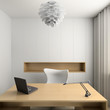 3D render modern interior of cabinet