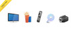 5 realistic icons