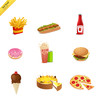 Fast food icons