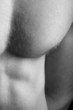 B&W Young Sporty Man, Body Parts