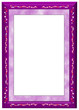 Purple Frame with marble border and buttons detail Purple Frame with marble border and buttons detail