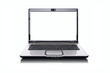 laptop over white background laptop over white background
