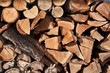Stack Of Firewood Logs