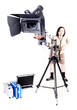 hd camcorder on crane hd camcorder on crane
