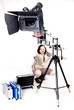 hd camcorder on crane hd camcorder on crane