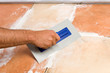 Instaling floor tiles