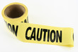 Yellow caution tape Yellow caution tape