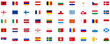 50 Flaggen ganz Europa