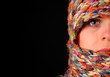 woman wool scarf