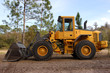 yellow bulldozer