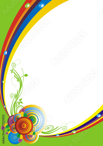 Vector: Arcoiris radiante Arcoiris radiante