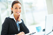 Portrait of a cute smiling businesswoman
