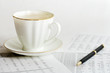Coffee and accounting.