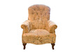 classic brown armchair