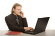 Geschäftsmann mit Laptop | businessman with laptop