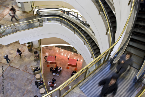 Photo: multilevel shopping mall multilevel shopping mall