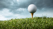 golf ball on tee