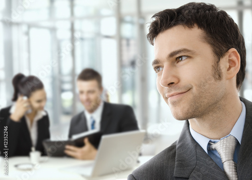 Businessman on business meeting