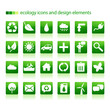 ecology icons and design elements