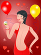 party woman