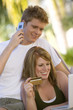 Couple Making Credit Card Purchase