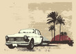 Illustration: vintage car vintage car