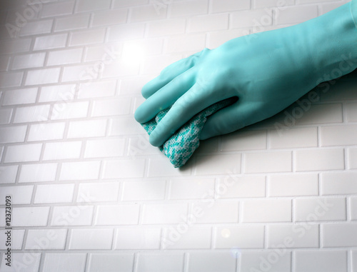 Photo: white tiles white tiles