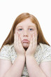 Portrait of teenage girl