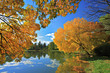 Skopje city park in autumn, Macedonia Skopje city park in autumn, Macedonia