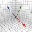 3d arrows in coordinate - x,y,z