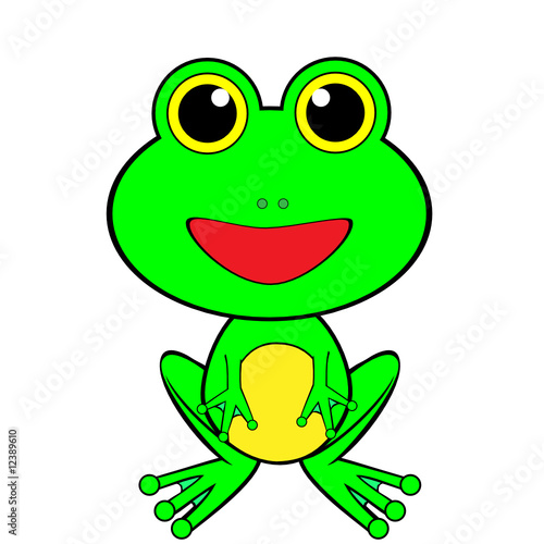 Cute Cartoon Animation on Cute Happy Looking Cartoon Frog    Spawn  12389610   See Portfolio