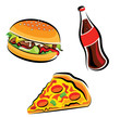 Vector: Various Fast Food Various Fast Food