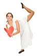 Beautiful dancer in tunic.