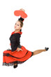 Beautiful spanish dancer.