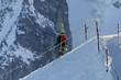 Descente pour la vallée blanche