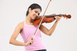 Teenage girl with the violin
