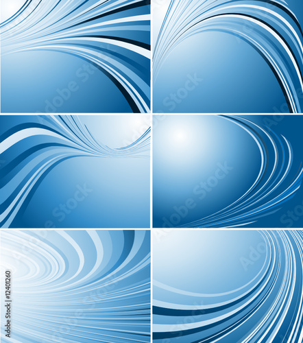 wallpaper vector blue. set of lue vector templates
