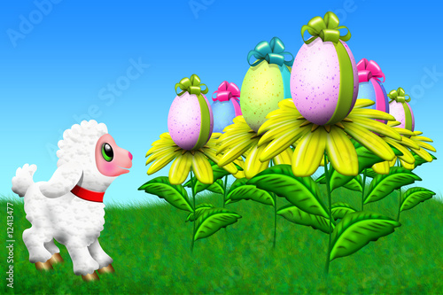 Pasqua e agnello-Paques et agneau-Easter and lamb