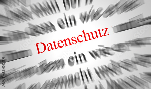 Illustration: Datenschutz Datenschutz