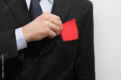 Foto: Chef zückt die rote Karte Chef zückt die rote Karte