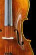 cello on a black background